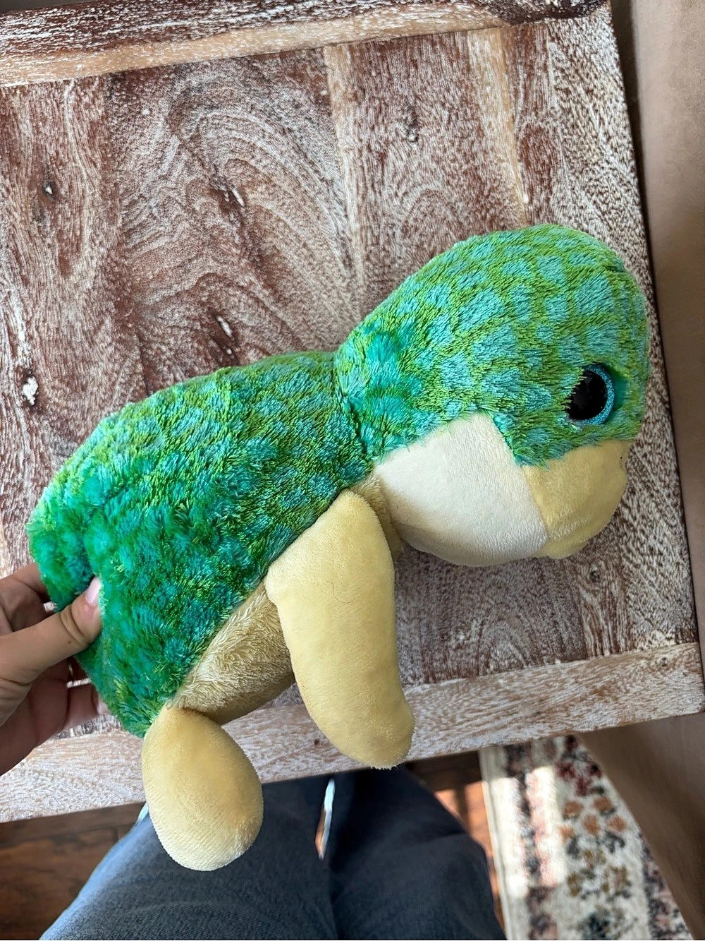 Sitting Turtle Stuffed Animal - Picture 2 of 3